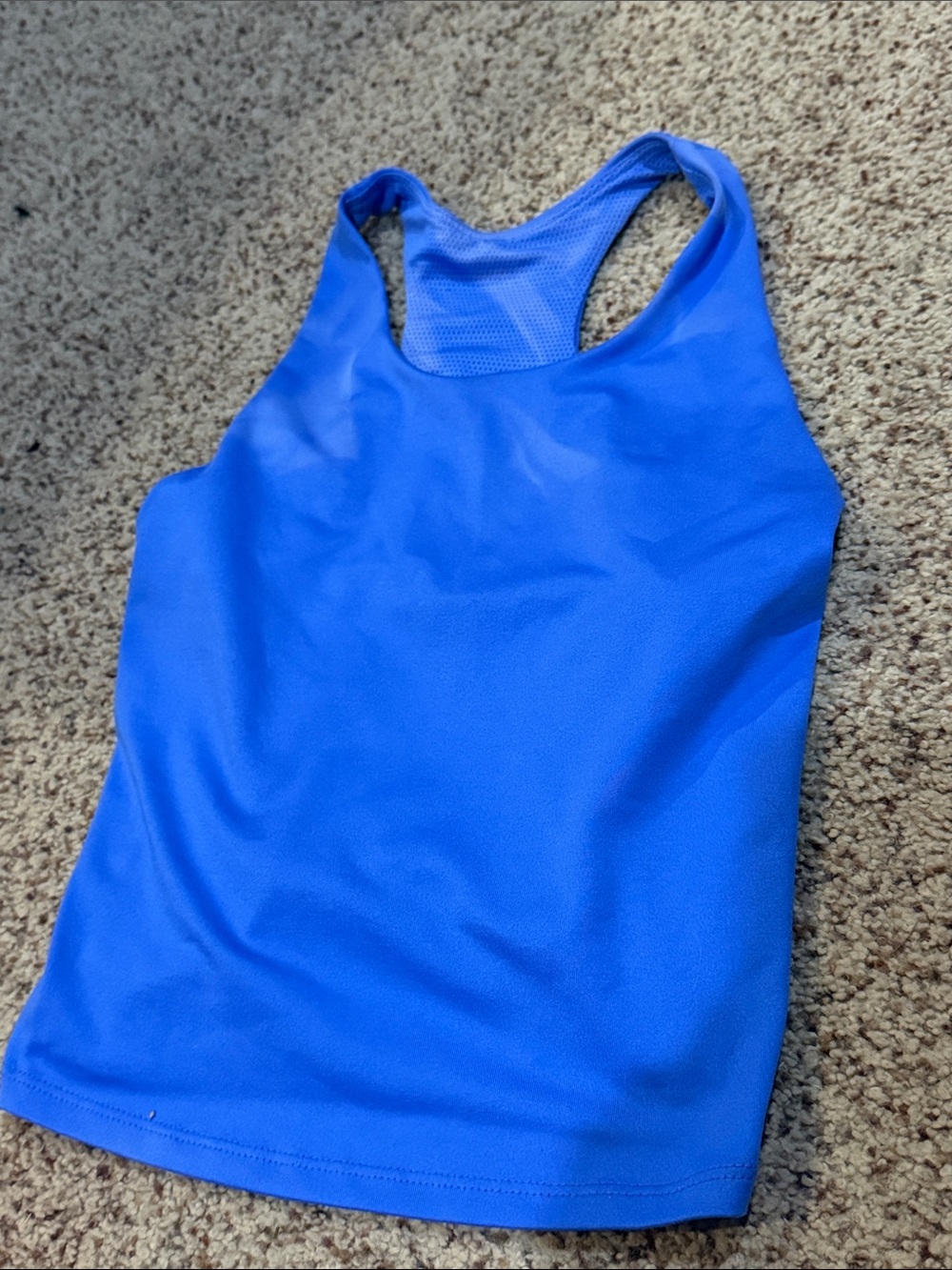Athletic Works Bright Blue Racerback Swim One-Piece Tank